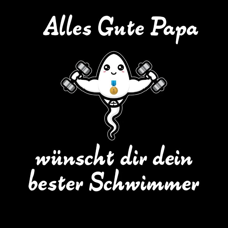 Alles Gute Papa wünscht dir dein bester Schwimmer