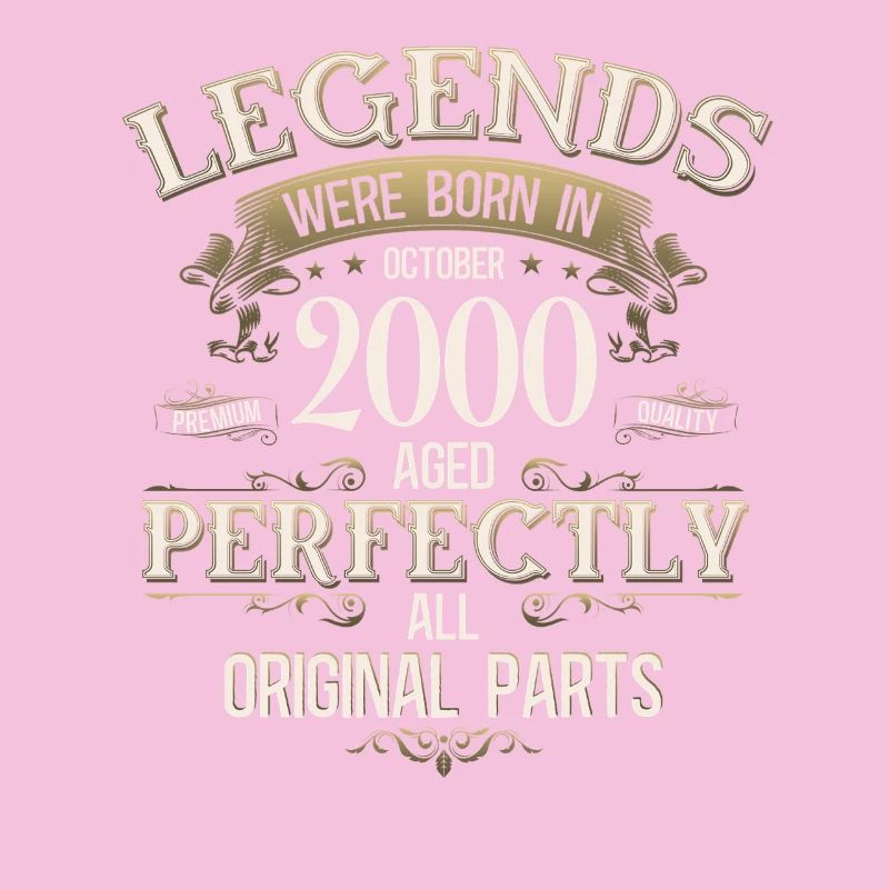 25th Birthday Legend October Year 2000