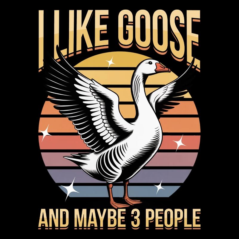 Funny Bird Goose
