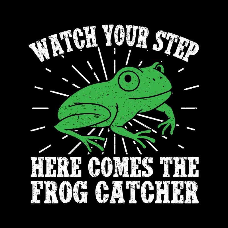 Frog Catcher Watch Your Step Frog