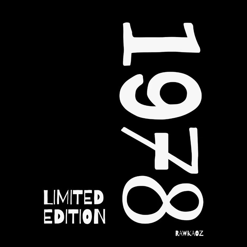 Infinity 1978 T-shirt de typographie en édition limitée