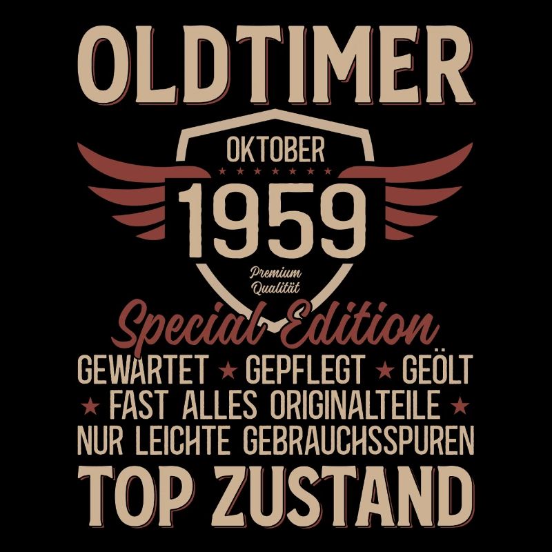 66. Geburtstag Geschenk Oldtimer Oktober 1959