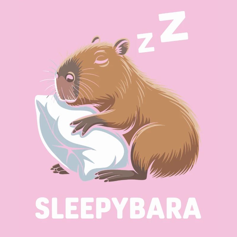 Sleepybara Capybara Dormir