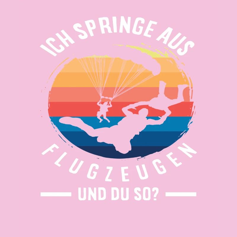 Flugzeug Springen Fallschirmspringer