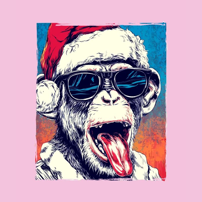 Chapeau de Noël Singe