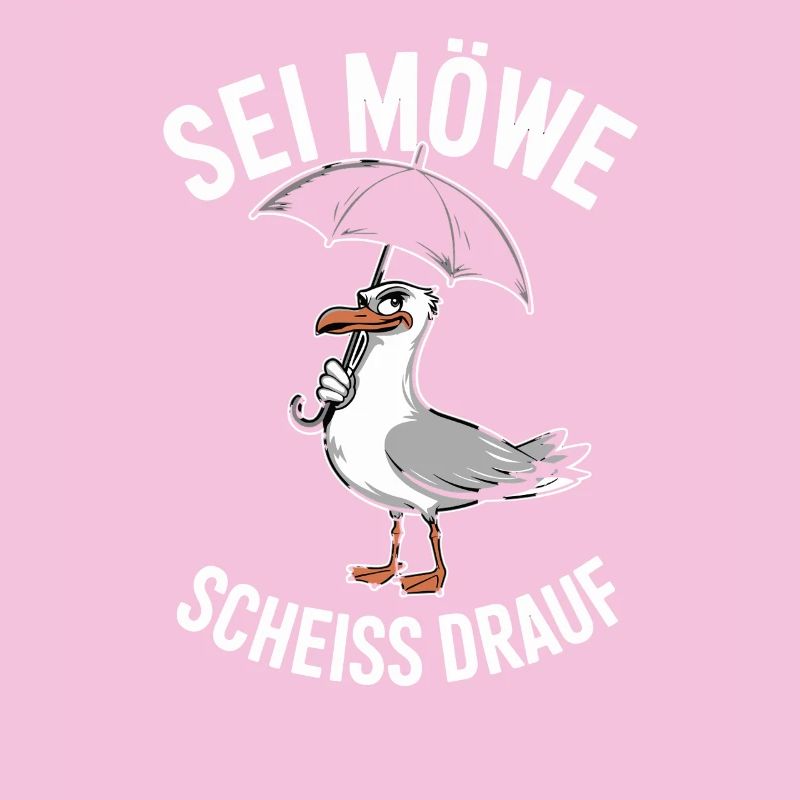  Sei Möwe Scheiss Drauf Humorvolle Möwe mit