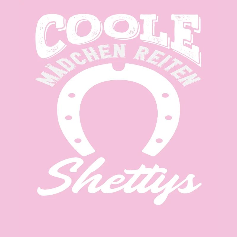 Coole Mädchen Reiten Shettys Pferdemädchen Reiten