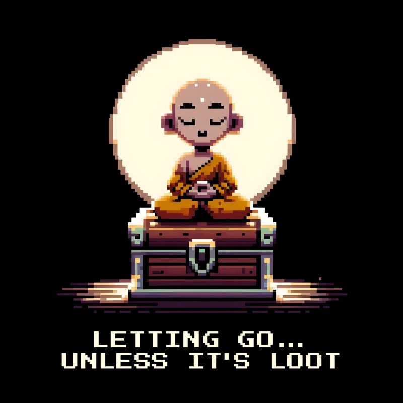 Release... unless it's loot | Zen, Humor, Gaming