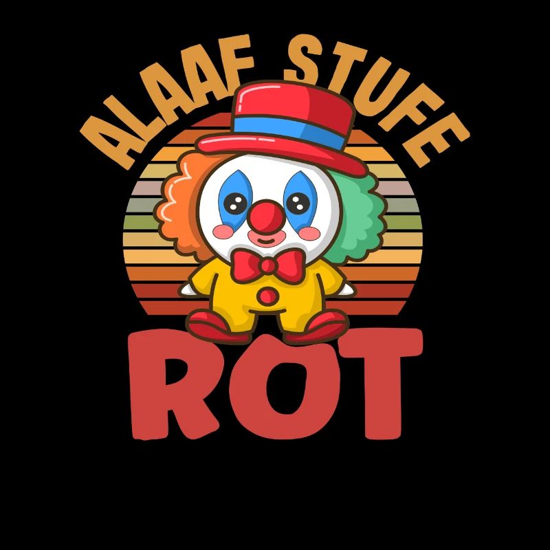 Drôle de carnaval Helau carnaval Alaaf niveau rouge