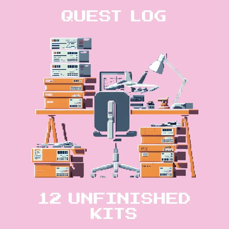 Quest Log: 12 Unfinished Kits | Model making
