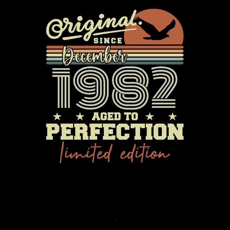 Anniversaire 43 ans | Originale Décembre 1982