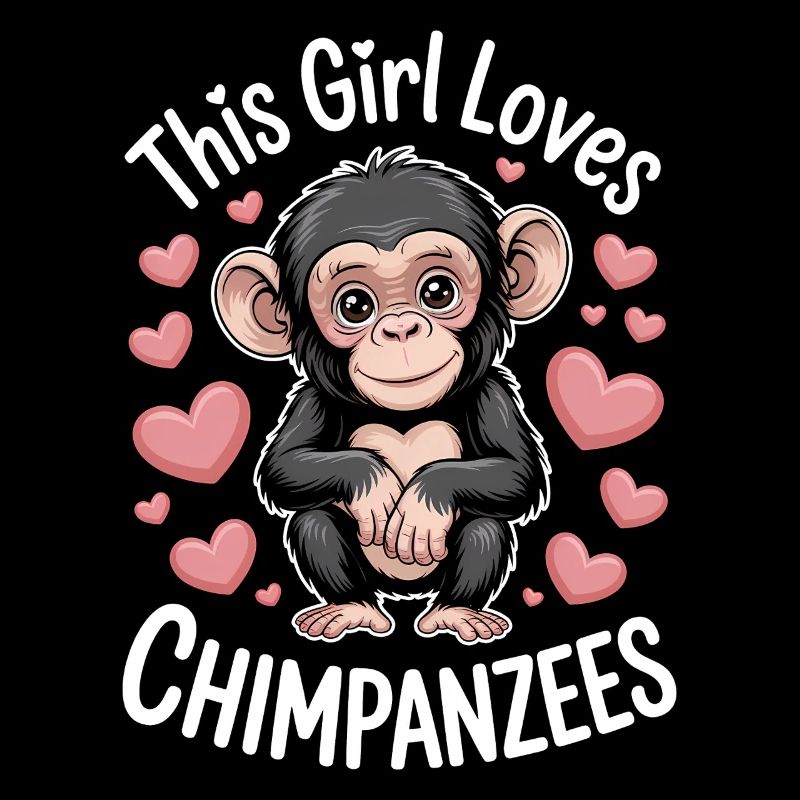 Chimpanzee Saying Monkey Funny Chimpanzee Gift