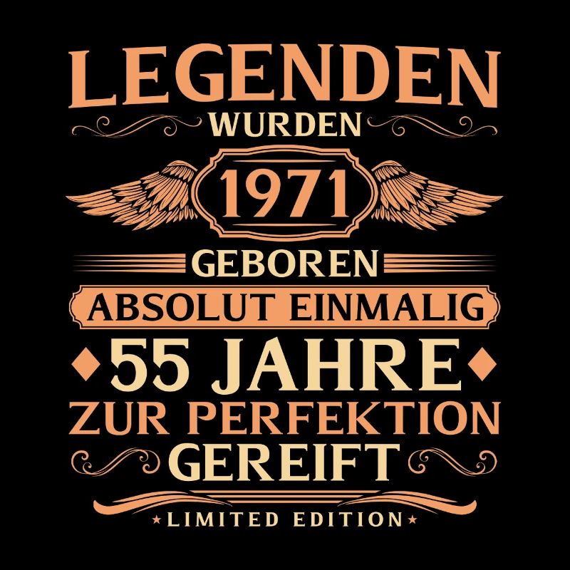 55e anniversaire absolument unique - né en 1971