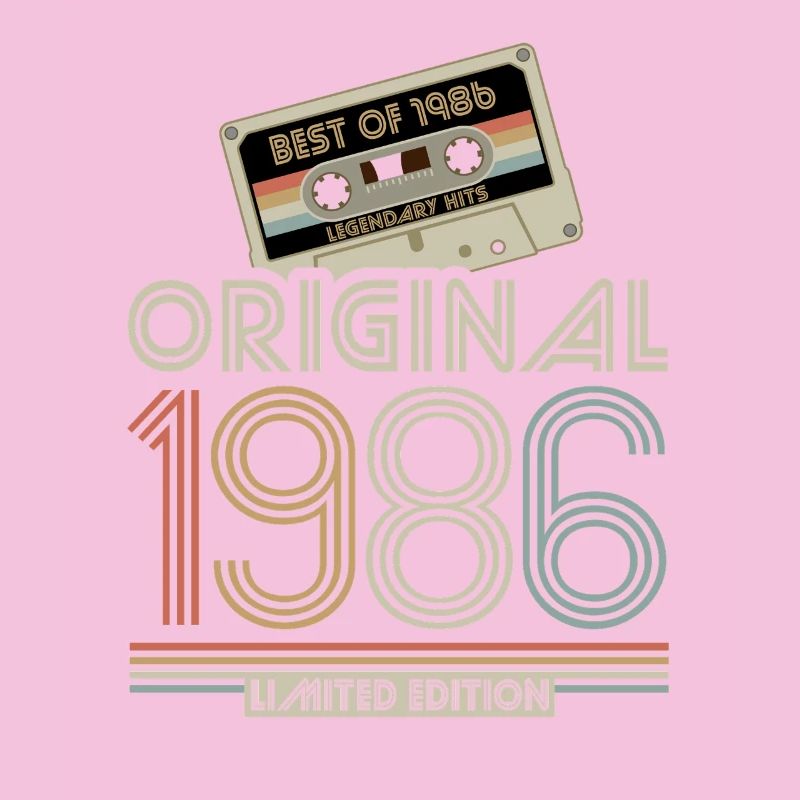 Édition limitée Original 1986 Cassette rétro