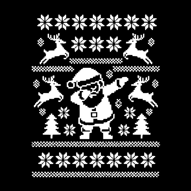 Dabbing Christmas Man XMas