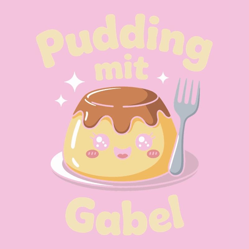 Pudding Mit Gabel