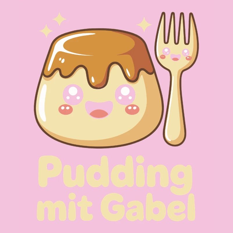 Pudding Mit Gabel