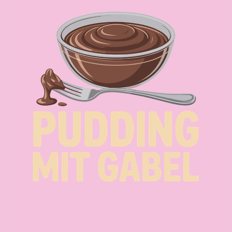 Pudding Mit Gabel
