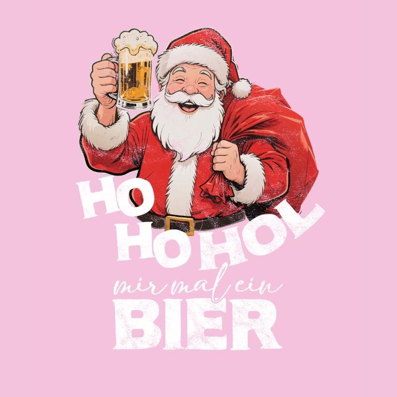 Ho ho Hol mir mal ein Bier Santa Weihnachten