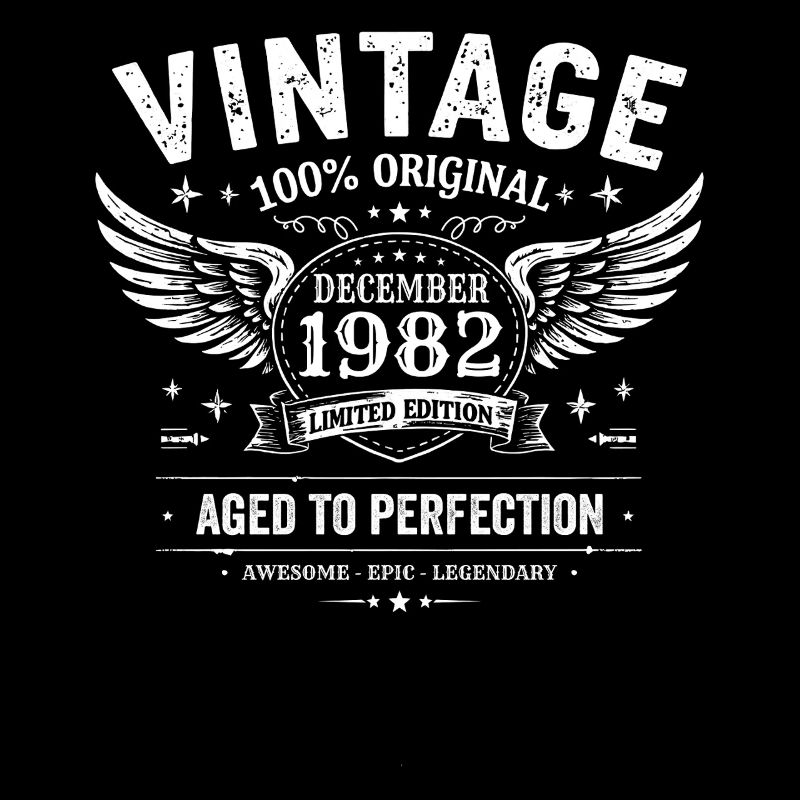 Vintage December 1982 Birthday 1982 Gift