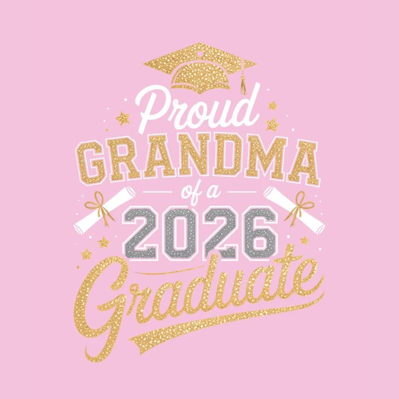Fière grand-mère diplômée 2026
