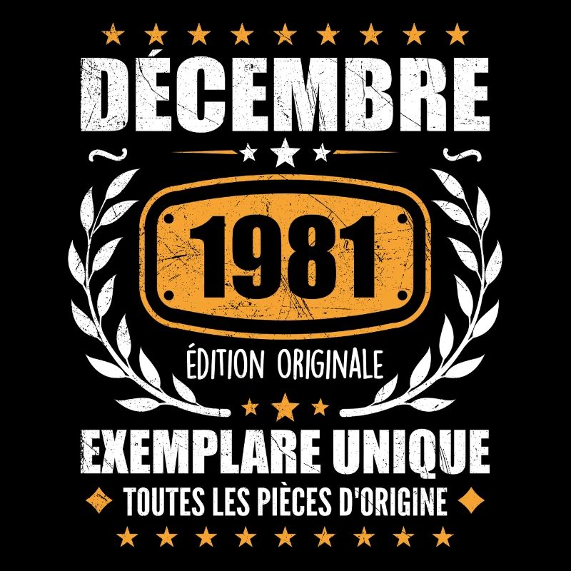 Décembre 1981 Anniversaire - Nées En Décembre 1981