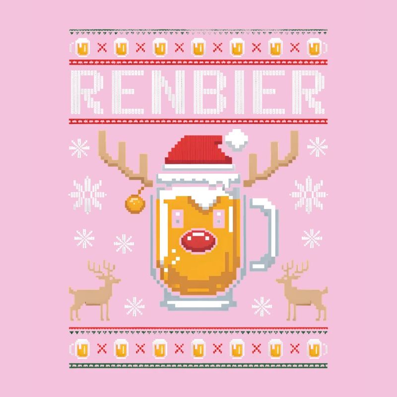 Chope à bière de Noël Renbier