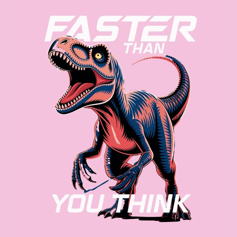 Faster Than You Think Dinosaur Velociraptor