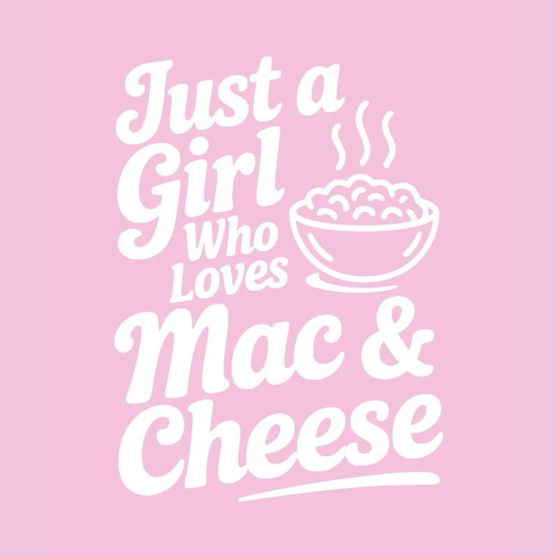 Nur ein Mädchen, das Mac & Cheese liebt