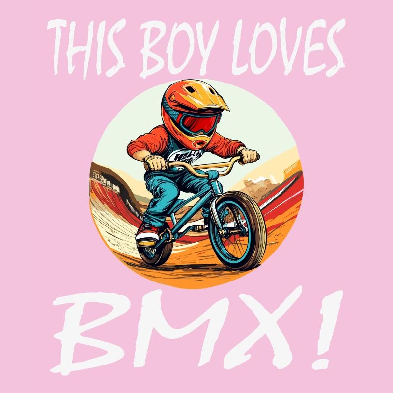 Junge liebt BMX