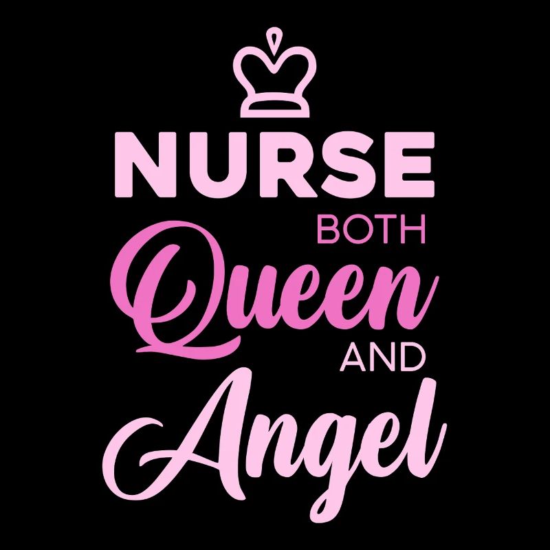 Nurse Queen Angel Typography