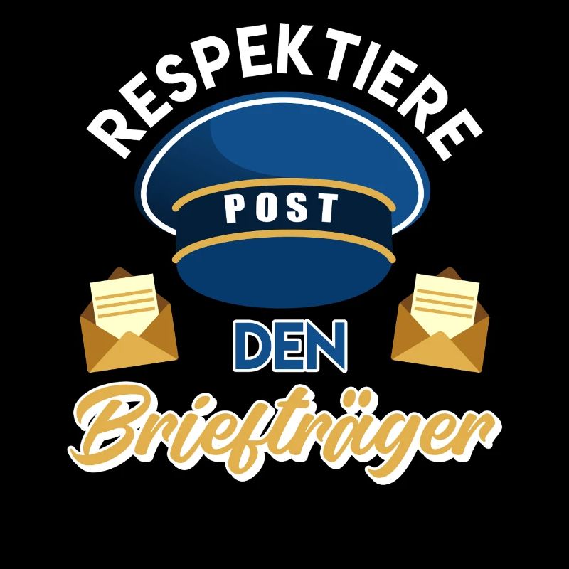 Postboten RESPEKTIERE POST DEN BRIEFTRÄGER LUSTIG