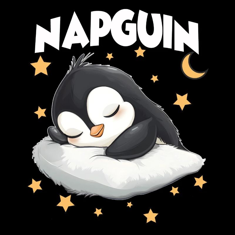 Gift for penguin lovers and sleepyheads