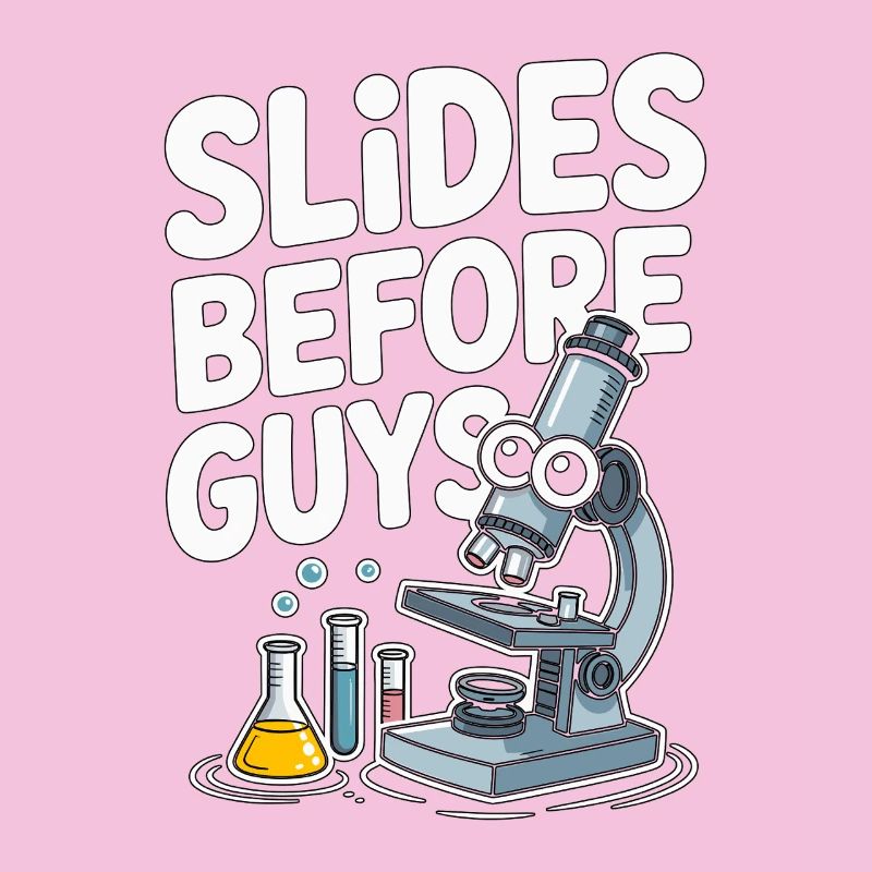 Lab Technician Slides Before Guys Laboratory Work