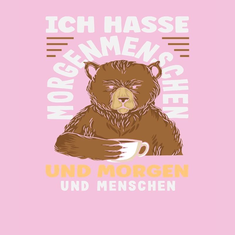 I Hate Morning People Coffee Bear
