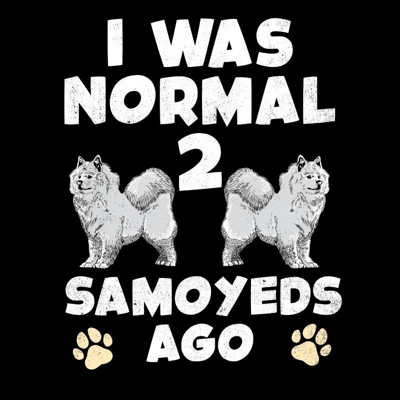 J’étais normal devant deux Samoyèdes