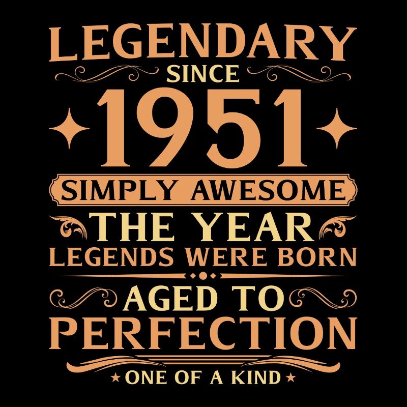 75e anniversaire Millésime de Legends 1951