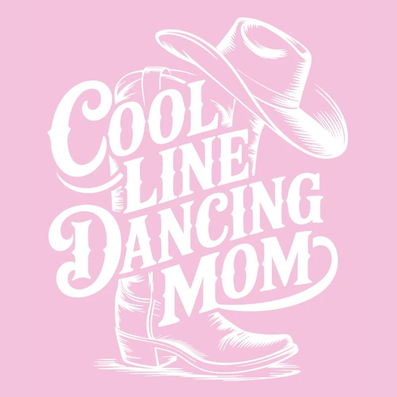 Ligne de danseuse avec maman western Tee
