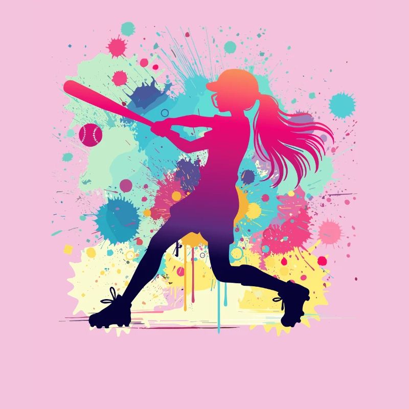 Joueuse de softball, softball, joueuse de softball