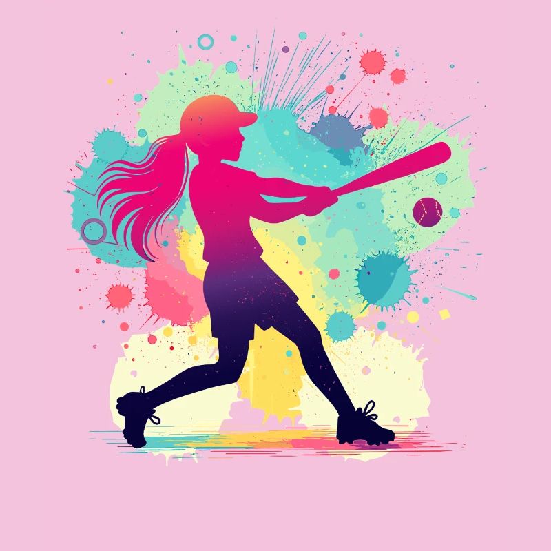 Joueuse de softball, softball, joueuse de softball