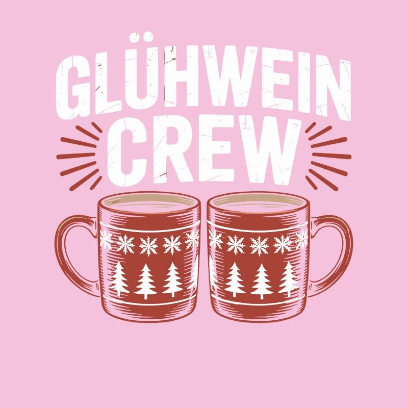 Équipe du vin chaud Marché de Noël joyeux