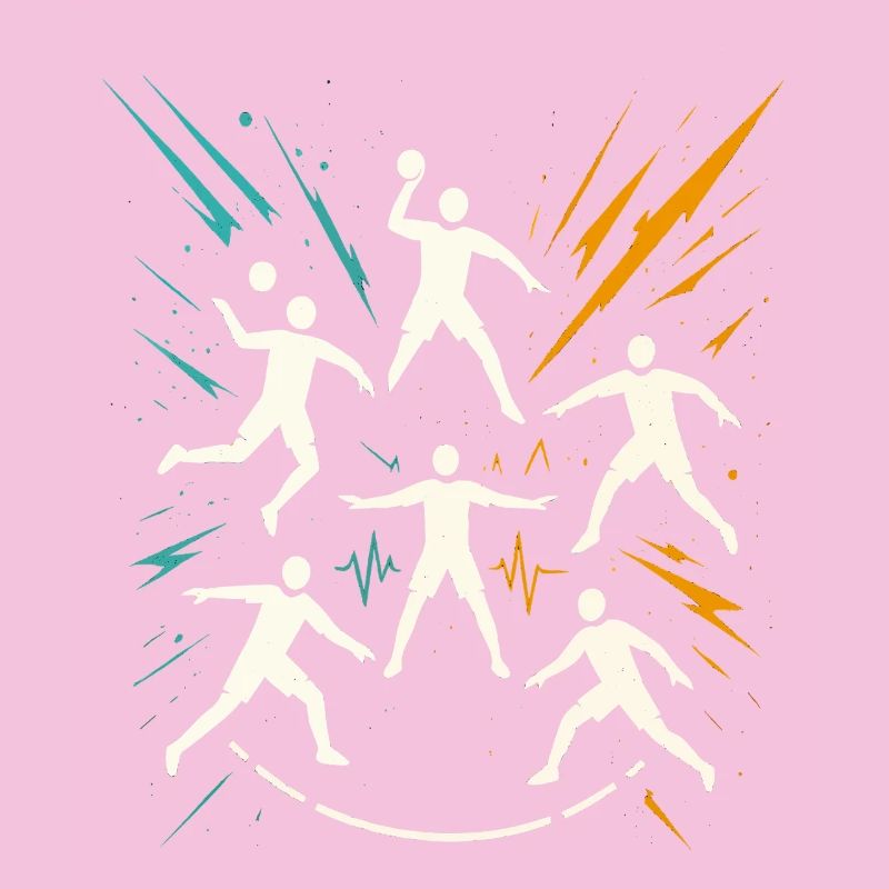 Handball Team Tactics, Circle Runner Defence, Coach