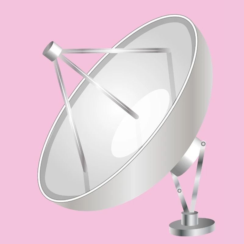 Antenne paraboise à l’aspect moderne et net
