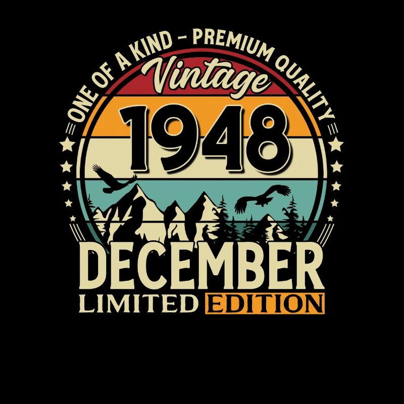 77e anniversaire Millésime décembre 1948
