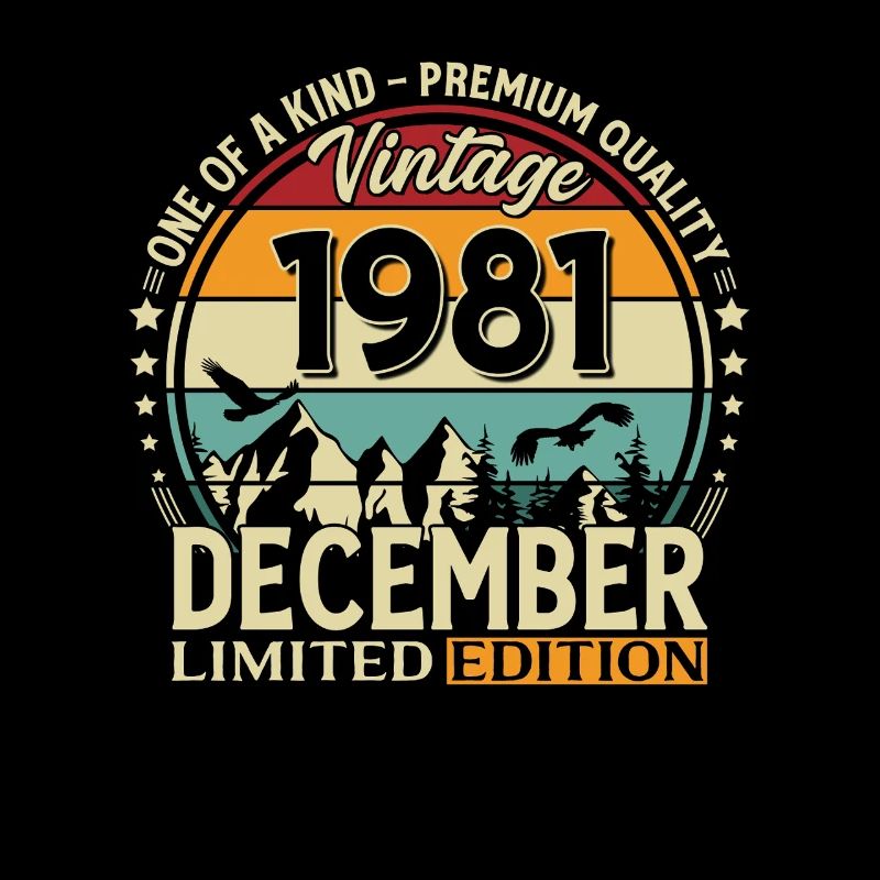 45e anniversaire Millésime Décembre 1981