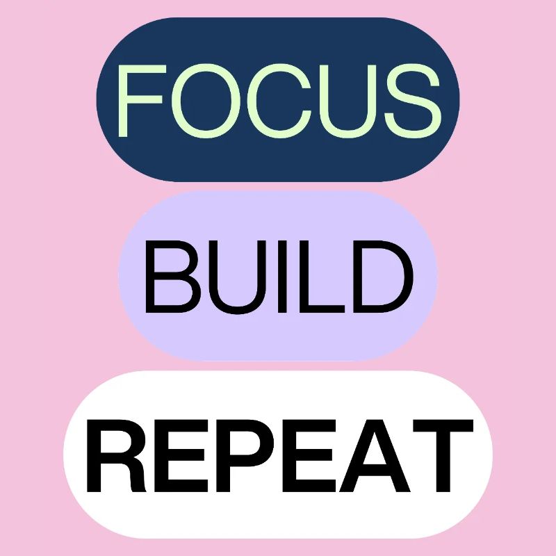 Focus, Build, Repeat – Creator Mindset