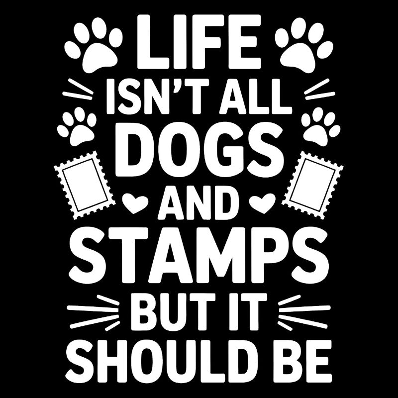 Briefmarken Spruch Hund Witz Briefmarken Geschenk