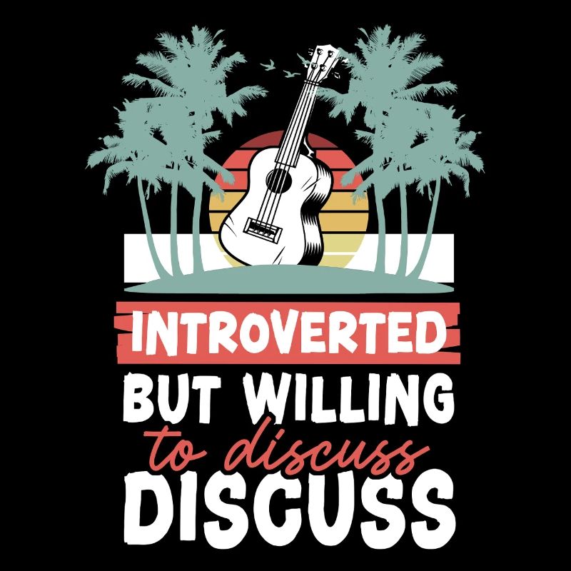 Hawaiian Ukulele Uke Introverted