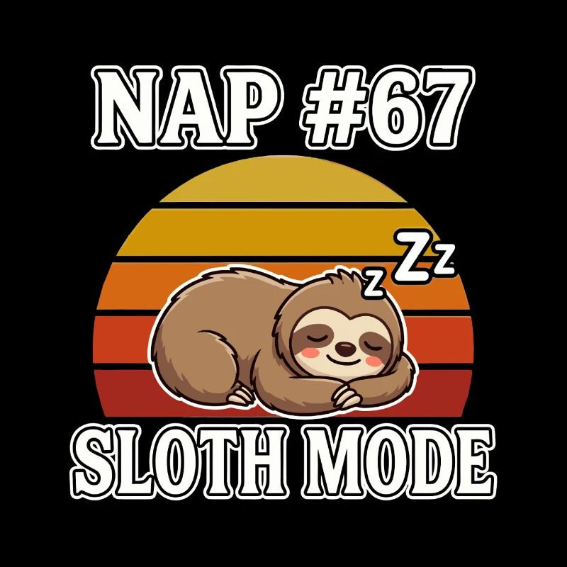Sloth Nap 67 Meme Argot Mode Paresseuse