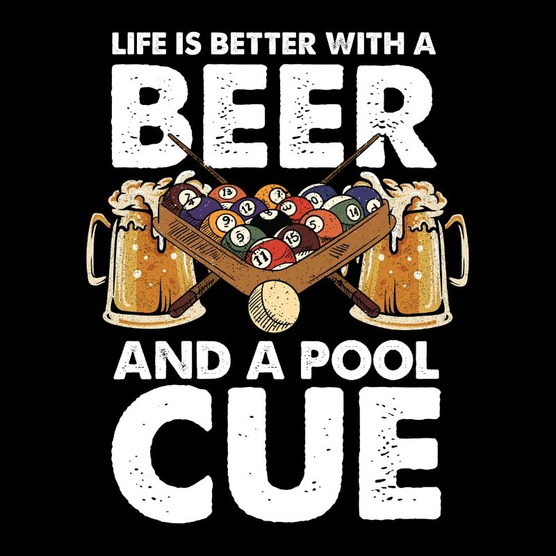 Bier, Pool und Cue